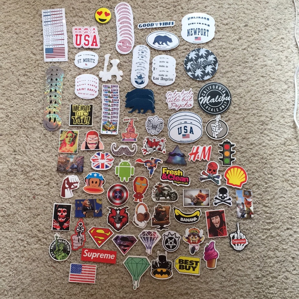 VARIOUS STICKERS